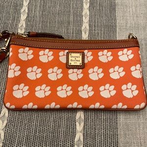 Dooney & Burke Clemson wristlet